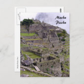 Machu-Stein Postkarte (Vorne/Hinten)
