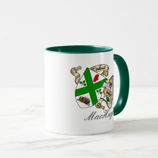 MacHugh-Wappen Tasse (VorderseiteRechts)
