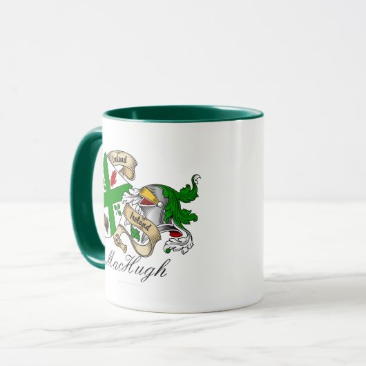 MacHugh-Wappen Tasse (Vorderseite Links)