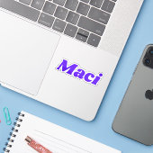 Maci Aufkleber (Laptop mit iPhone)