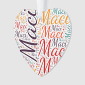 Maci Ornament (Vorderseite)