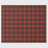 Macian Modern Original Scottish Tartan Geschenkpapier (Flach)