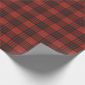 Macian Modern Original Scottish Tartan Geschenkpapier (Ecke)