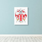 Macias Familienwappen Leinwanddruck (Insitu (Holzboden))