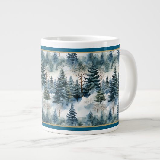 Macical Forest Dinner Bowl Jumbo-Tasse (Vorderseite Rechts)