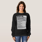 Macie Nutrition Information Problem lösen hartes W Sweatshirt (Vorne ganz)