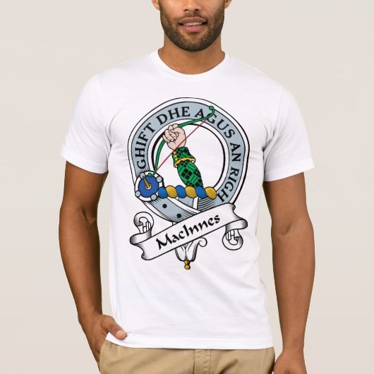 MacInnes Clan-Abzeichen T-Shirt (Vorderseite)