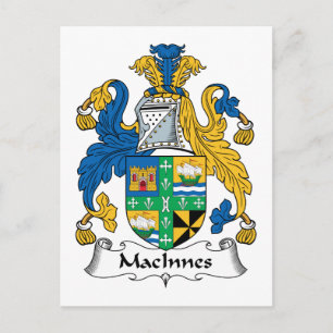 MacInnes-Familienwappen Postkarte