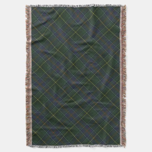 MacInnes Hunting M Original Scottish Tartan Decke (Vorderseite Vertikal)