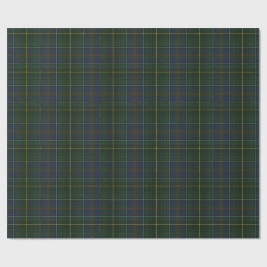 MacInnes Hunting M Original Scottish Tartan Geschenkpapier (Flach)