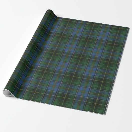 MacInnes Jagd Antiker Original Schottischer Tartan Geschenkpapier (Ungerollt)