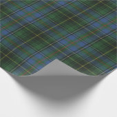MacInnes Jagd Antiker Original Schottischer Tartan Geschenkpapier (Ecke)