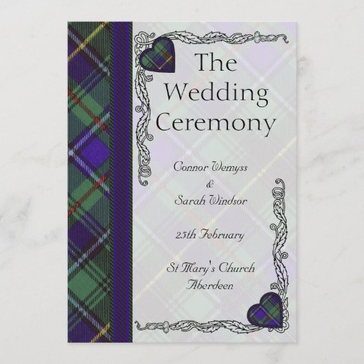 MacInnes Scottish Tartan Programm (Vorderseite)