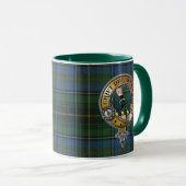 MacInnes Tartan & Abzeichen Tasse (VorderseiteRechts)
