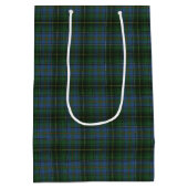MacInnis Junting Ancient Scottish Tartan Mittlere Geschenktüte (Rückseite)
