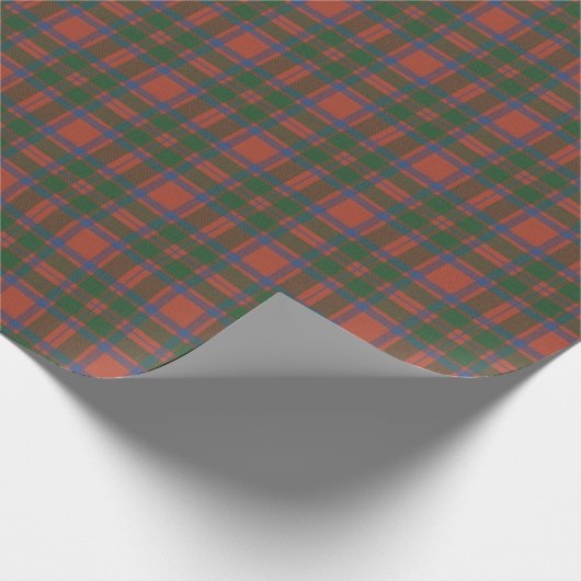 MacIntosh Ancient Original Scottish Tartan Geschenkpapier (Ecke)
