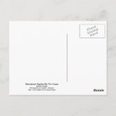 Macintosh Äpfel von der Kiste Postkarte (Rückseite)