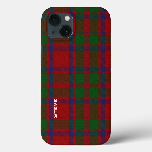 MacIntosh Clan Tartan Kariert Case-Mate iPhone Hülle (Rückseite)