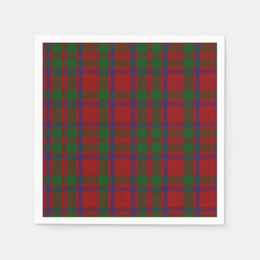 MacIntosh Clan Tartan Kariert Paper Napkins Serviette (Vorderseite)
