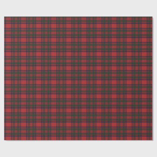 MacIntosh Modern Original Scottish Tartan Geschenkpapier (Flach)