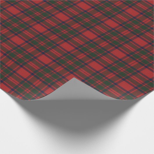 MacIntosh Modern Original Scottish Tartan Geschenkpapier (Ecke)