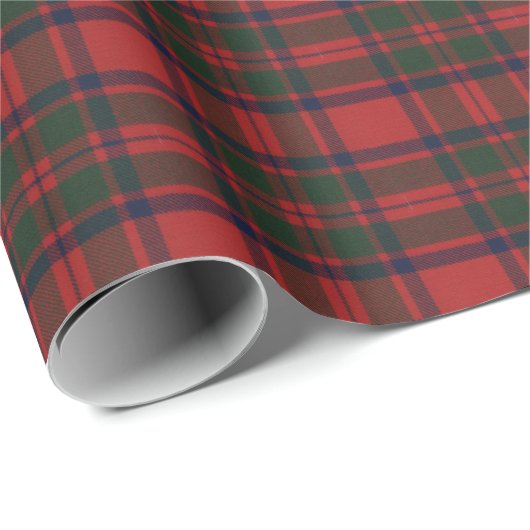 MacIntosh Modern Original Scottish Tartan Geschenkpapier (Rolleneckpunkt)