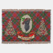 MacIntosh Scottie Dog Christmas Decke (Vorderseite)