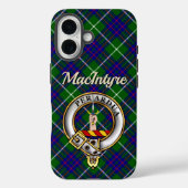 MacIntyre Clan Badge & Tartan iPhone / iPad case (Rückseite)