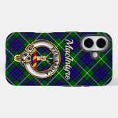 MacIntyre Clan Badge & Tartan iPhone / iPad case (Rückseite (Horizontal))