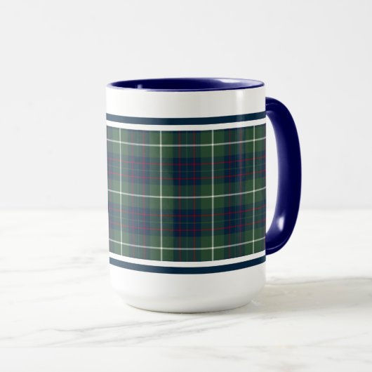MacIntyre Clan Hunting Tartan Tasse (VorderseiteRechts)