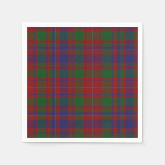 MacIntyre Clan Tartan Kariert Paper Napkins Serviette (Vorderseite)