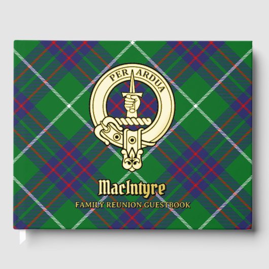 MacIntyre Family Wiedersehen Gästebuch (Vorderseite)