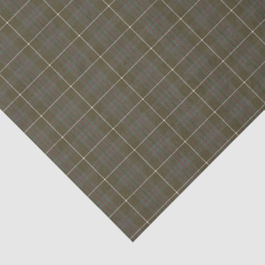 MacIntyre Hunting gewitterter schottischer Tartan Seidenpapier (Ausschnitt)