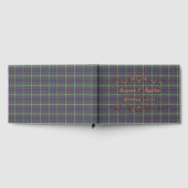 MacIntyre Hunting Modern Original Scottish Tartan Gästebuch (Voll)