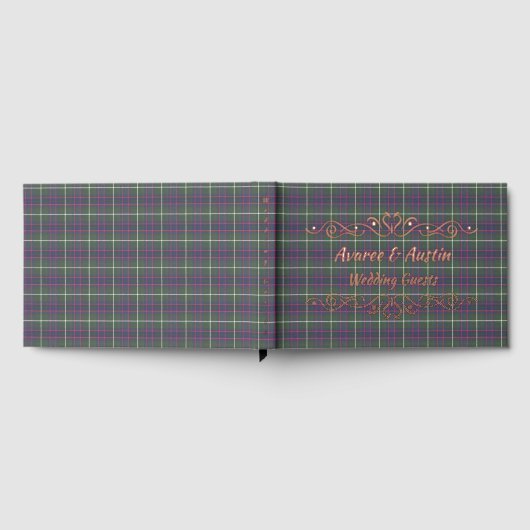 MacIntyre Hunting Modern Original Scottish Tartan Gästebuch (Voll)