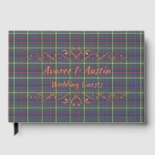 MacIntyre Hunting Modern Original Scottish Tartan Gästebuch (Vorderseite)