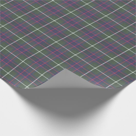 MacIntyre Hunting Modern Original Scottish Tartan Geschenkpapier (Ecke)