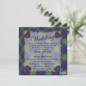 Macintyre Scottish Clan tartan - Kariert Einladung (Stehend Vorderseite)