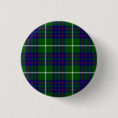 MacIntyre tartan grün kariert Button (Vorderseite)