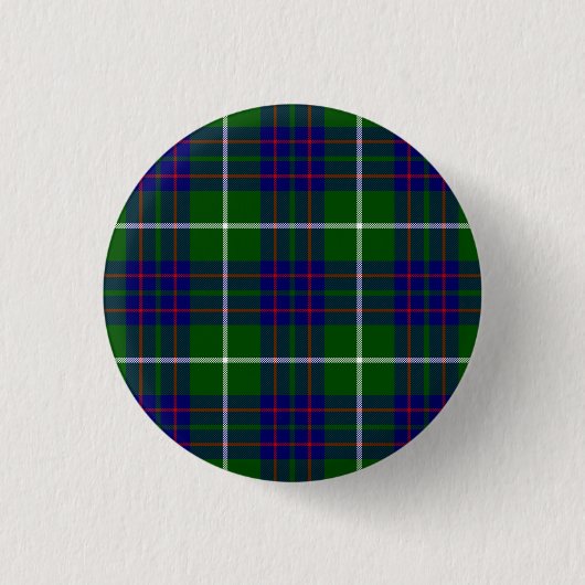MacIntyre tartan grün kariert Button (Vorderseite)