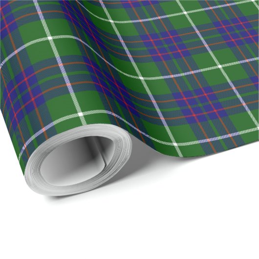 MacIntyre tartan grün kariert Geschenkpapier (Rolleneckpunkt)