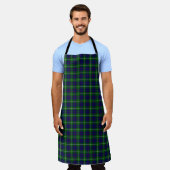 MacIntyre tartan grün kariert Schürze (Getragen)