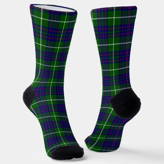 MacIntyre tartan grün kariert Socken (Gewinkelt)