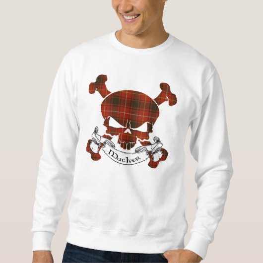 MacIver Tartan Skull Sweatshirt (Vorderseite)
