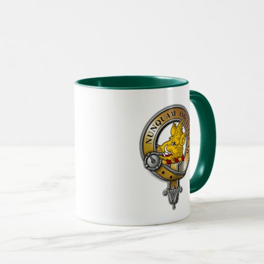 MacIver Wappen Abzeichen Tasse (VorderseiteRechts)