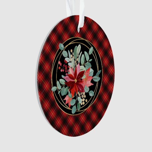 MacIvor Modern Original Scottish Tartan Ornament (Vorderseite)