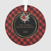 MacIvor Modern Original Scottish Tartan Ornament (Rückseite)