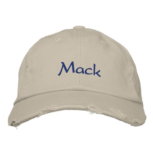 Mack Bestickte Kappe (Vorderseite)