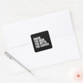 Mack name, Mack The Man The Myth The Legend Quadratischer Aufkleber (Umschlag)