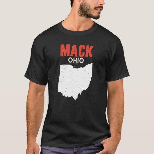 Mack Ohio USA Staat America Travel Ohioan T-Shirt (Vorderseite)